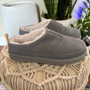 Koolaburra Men's Gray Suede Slip-Ons